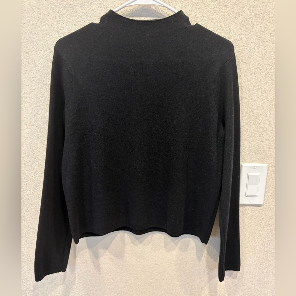 MANGO High Neck Sweater - Black - Small